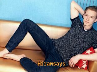 Hiramsays